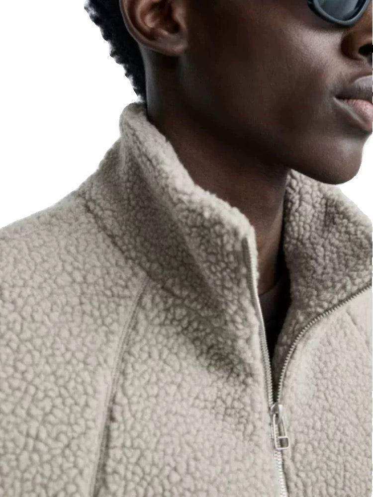Lässige Teddy Sweatjacke