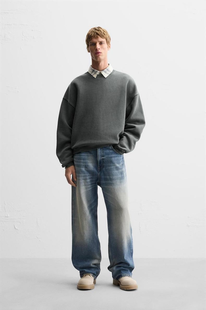Viraler Rundhals Pullover