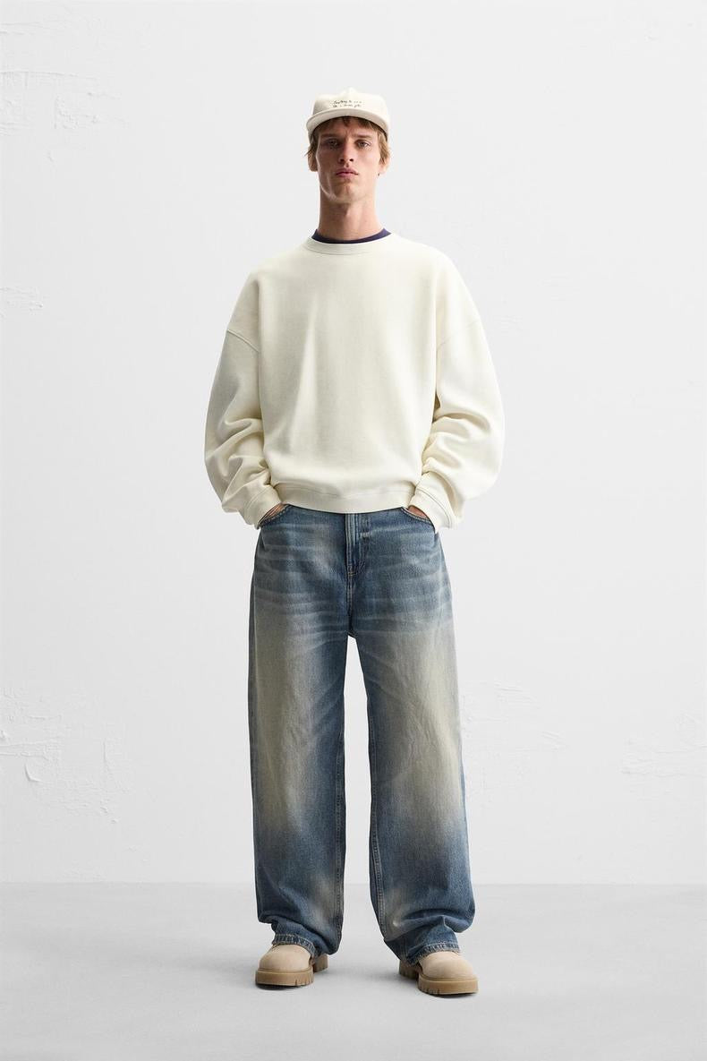 Viraler Rundhals Pullover