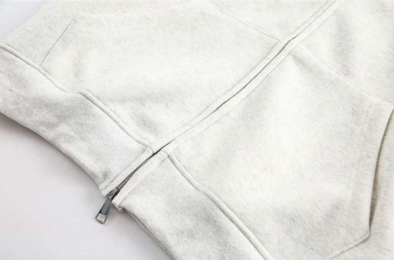 Lässige Oversize Sweatjacke