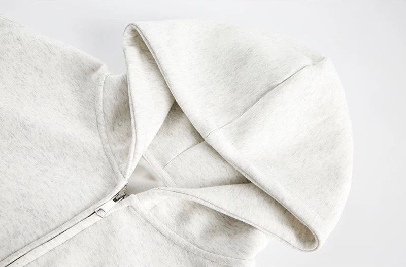 Lässige Oversize Sweatjacke