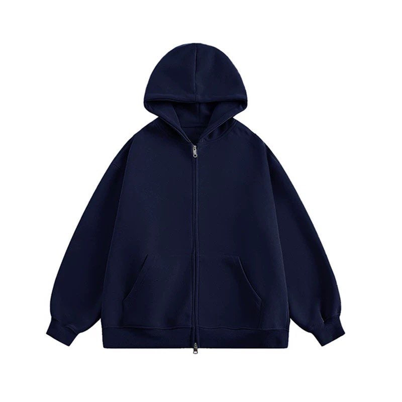 Lässige Oversize Sweatjacke