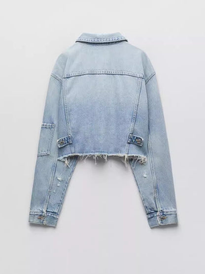 Trendige Jeansjacke